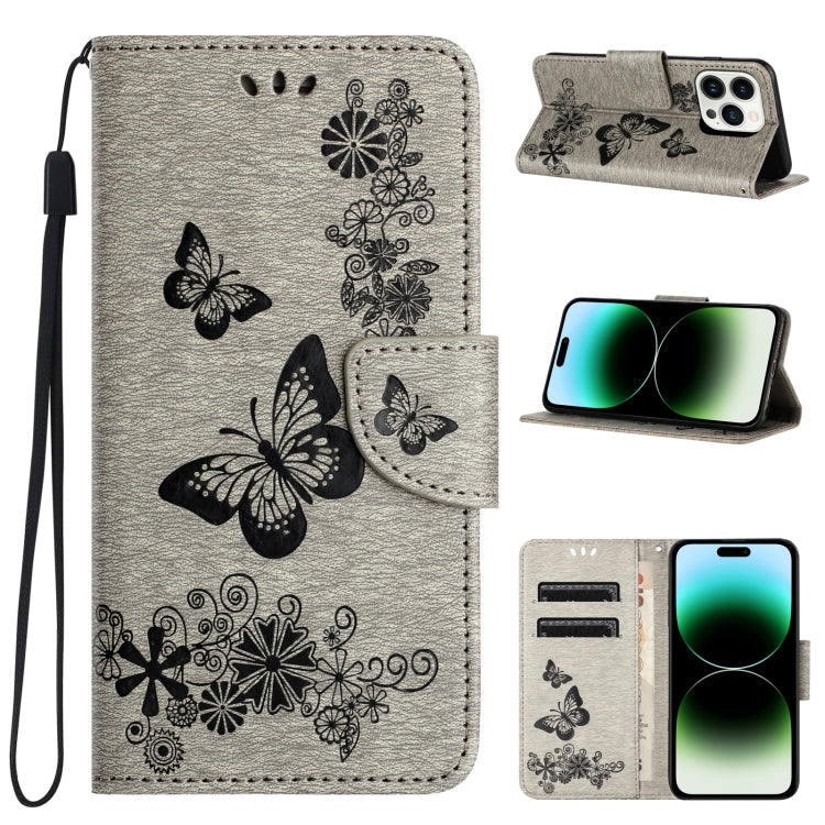 Butterfly Embossed Flip Leather Phone Case, Series 1