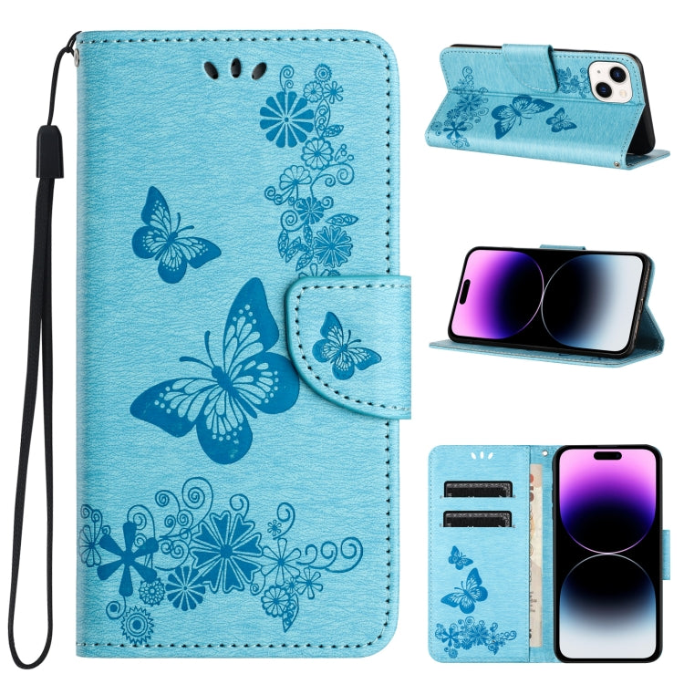 Butterfly Embossed Flip Leather Phone Case, Series 1