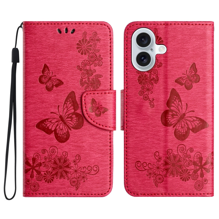 Butterfly Embossed Flip Leather Phone Case, Series 1