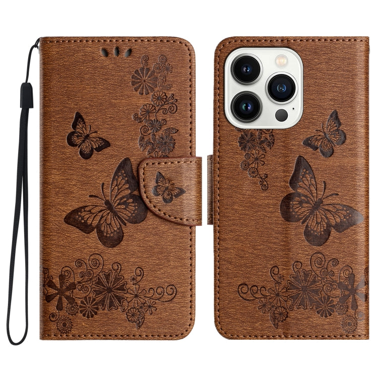 Butterfly Embossed Flip Leather Phone Case, Series 1