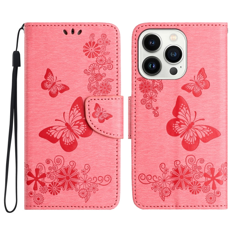 Butterfly Embossed Flip Leather Phone Case, Series 1