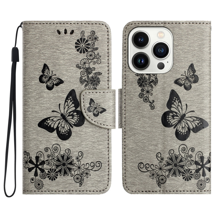 Butterfly Embossed Flip Leather Phone Case, Series 1