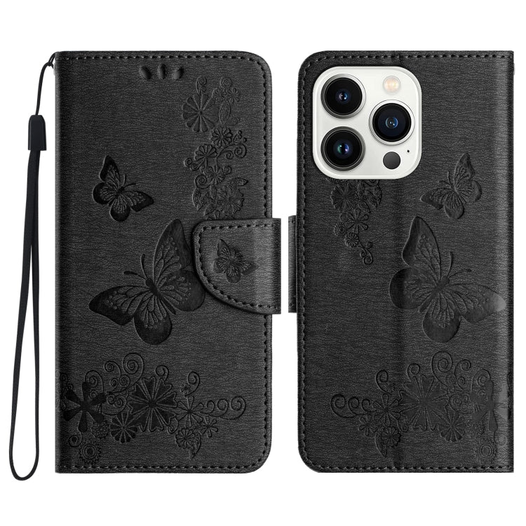 Butterfly Embossed Flip Leather Phone Case, Series 1