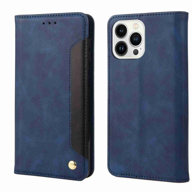 Skin Feel Splicing Leather Phone Case, Series 1