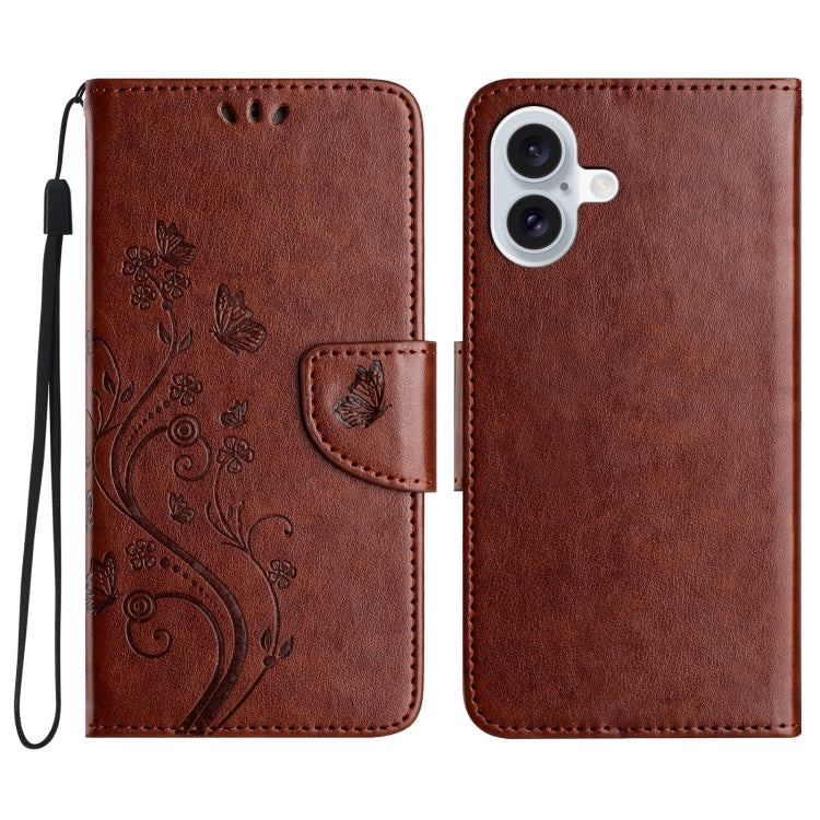 Butterfly Flower Pattern Flip Leather Phone Case, Series 1