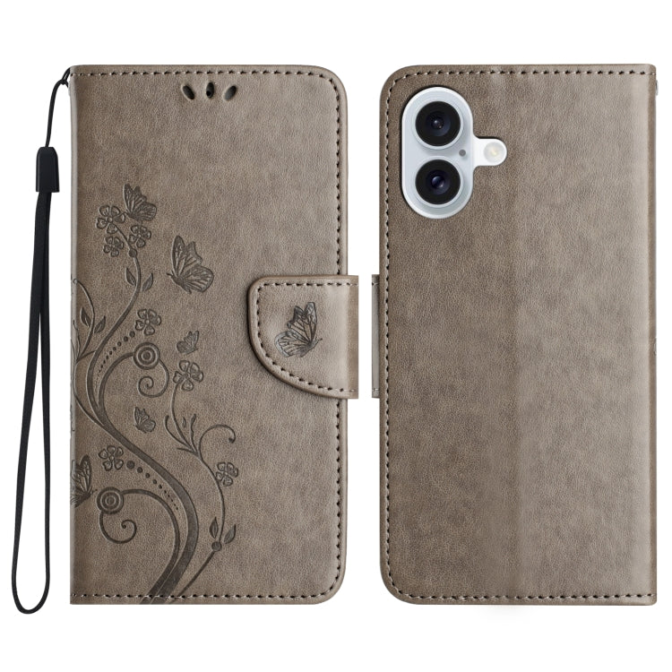 Butterfly Flower Pattern Flip Leather Phone Case, Series 1