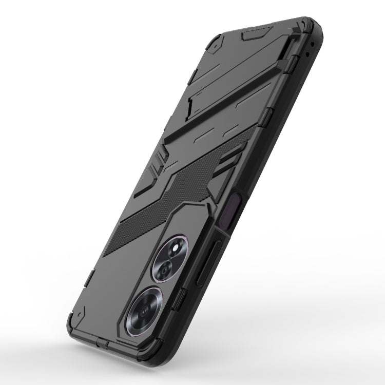 Punk Armor 2 in 1 PC + TPU Phone Case with Holder, For OPPO A60 4G Global, For OPPO Reno11 F 5G Global, For OPPO Find X7 5G