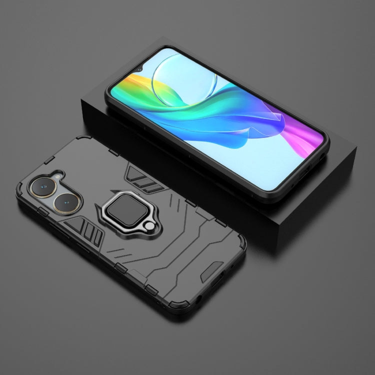 Shockproof PC + TPU Holder Phone Case, For vivo Y03 4G Global, For vivo iQOO Neo9 Pro / Neo9, For vivo Y200e / Y100 IDN, For vivo S18E 5G, For vivo S18 5G, For vivo Y27 4G/Y35+