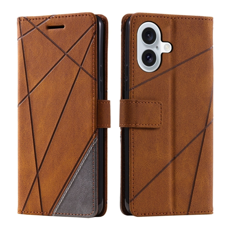 Skin Feel Splicing Leather Phone Case, Series 1