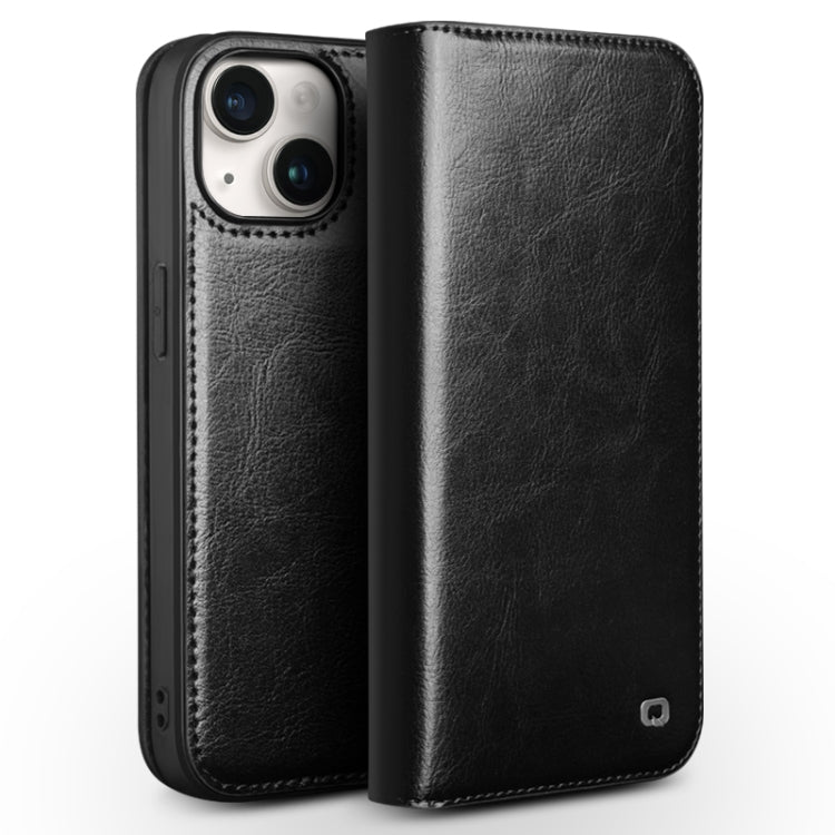 QIALINO Classic Genuine Leather Phone Case