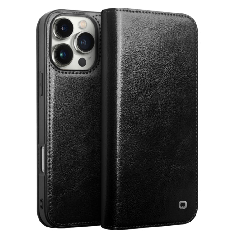 QIALINO Classic Genuine Leather Phone Case