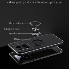 For Xiaomi 14 Metal Ring Holder TPU Phone Case