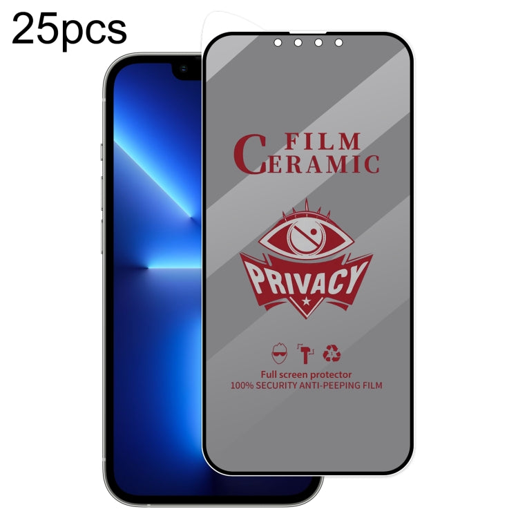 25pcs Full Coverage HD Privacy Ceramic Film