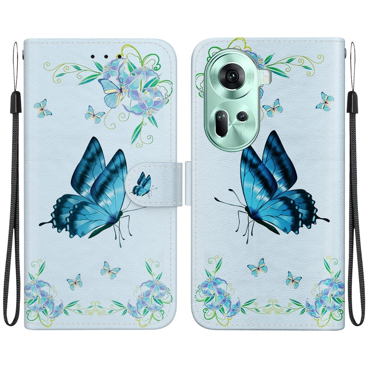 Crystal Texture Colored Drawing Leather Phone Case, Series 1