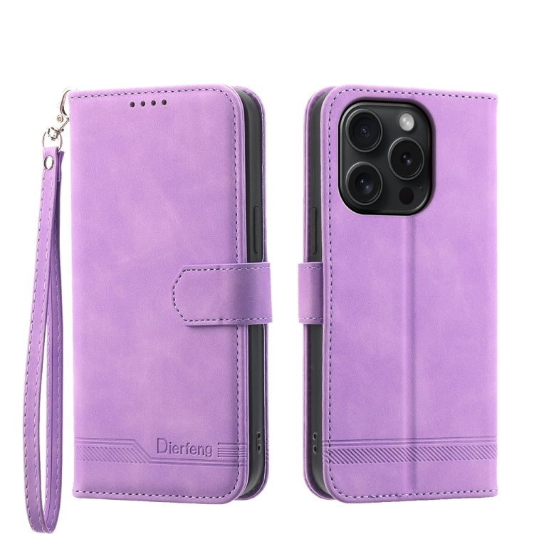 Dierfeng Dream Line TPU + PU Leather Phone Case, Series 1