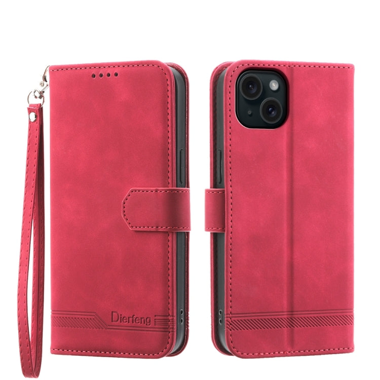 Dierfeng Dream Line TPU + PU Leather Phone Case, Series 1