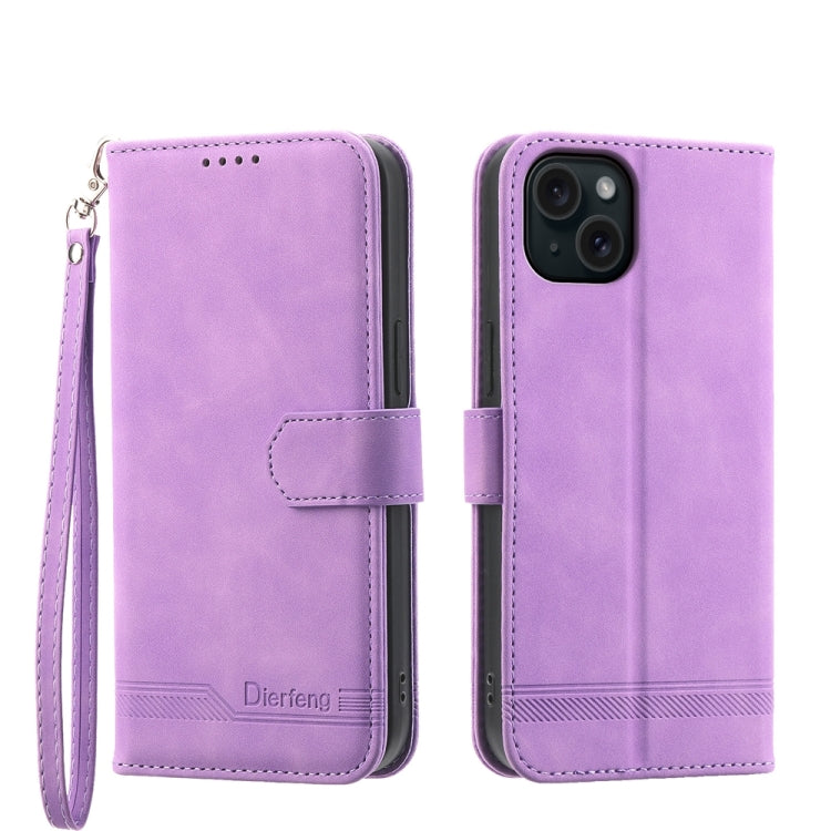 Dierfeng Dream Line TPU + PU Leather Phone Case, Series 1