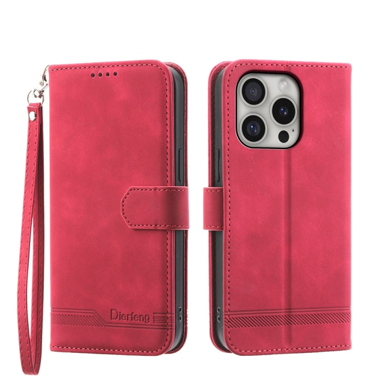 Dierfeng Dream Line TPU + PU Leather Phone Case, Series 1