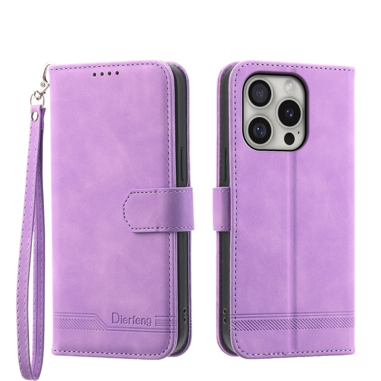 Dierfeng Dream Line TPU + PU Leather Phone Case, Series 1