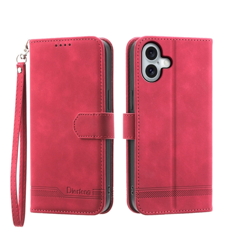 Dierfeng Dream Line TPU + PU Leather Phone Case, Series 1