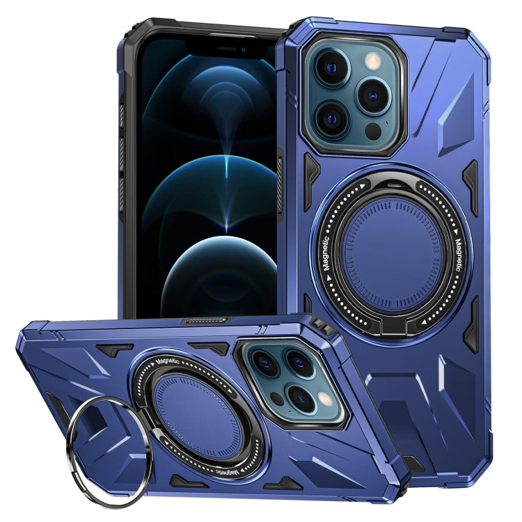 MagSafe Magnetic Shockproof Phone Case with Ring Holder, For iPhone 12 Pro Max, For iPhone 11