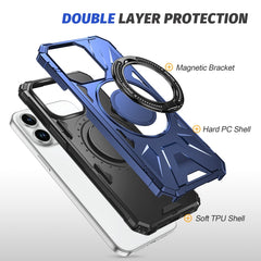 MagSafe Magnetic Shockproof Phone Case with Ring Holder, For iPhone 12 Pro Max, For iPhone 11