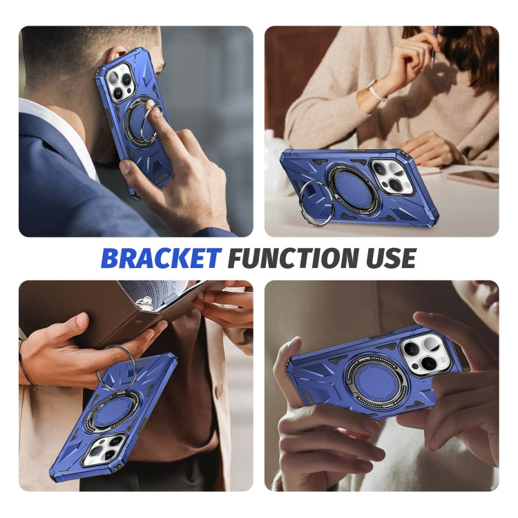 MagSafe Magnetic Shockproof Phone Case with Ring Holder, For iPhone 12 Pro Max, For iPhone 11