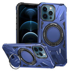 MagSafe Magnetic Shockproof Phone Case with Ring Holder, For iPhone 12 Pro Max, For iPhone 11