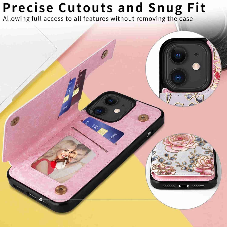 Printed Double Buckle RFID Anti-theft Phone Case, Series 1