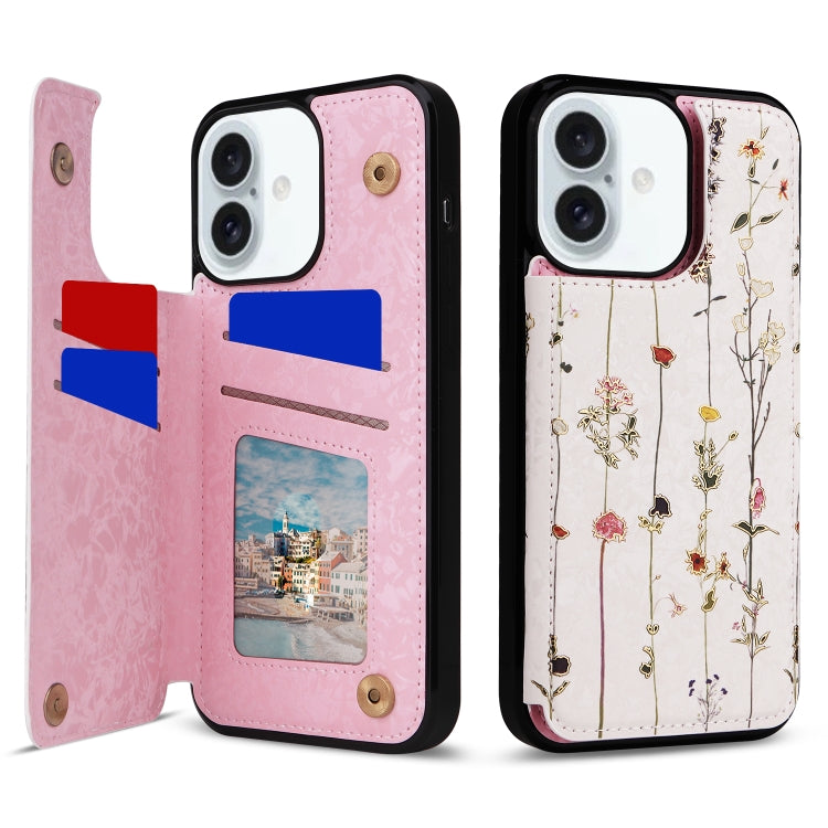 Printed Double Buckle RFID Anti-theft Phone Case, Series 1