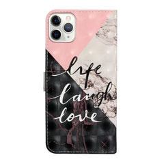 Oil Embossed 3D Drawing Leather Phone Case, For iPhone 11 Pro Max, For iPhone 11