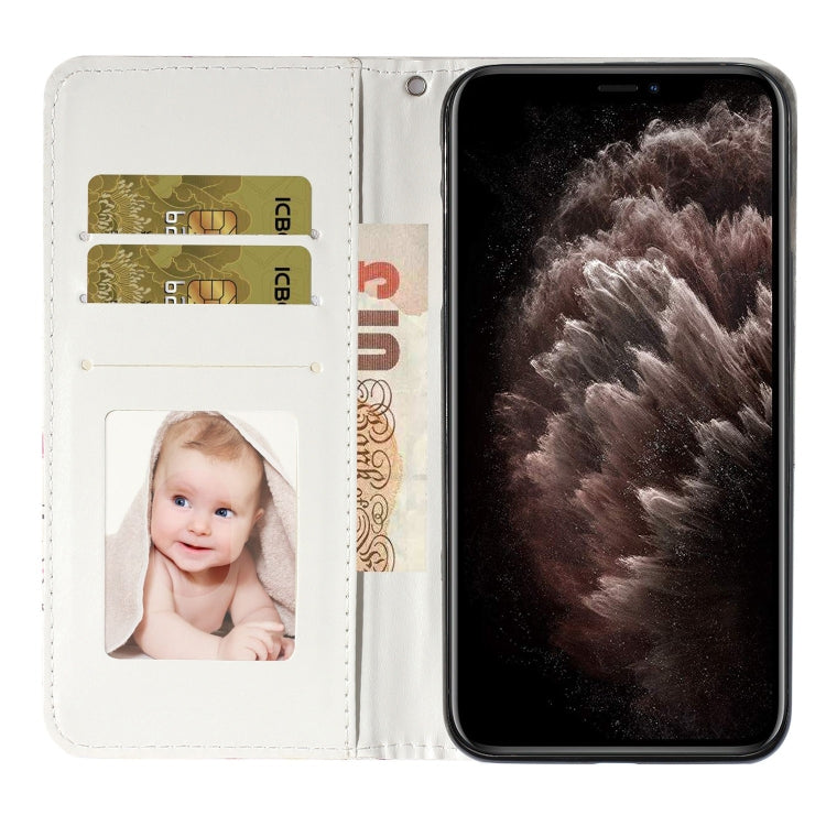 Oil Embossed 3D Drawing Leather Phone Case, For iPhone 11 Pro Max, For iPhone 11