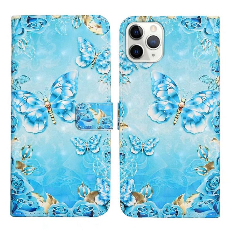 Oil Embossed 3D Drawing Leather Phone Case, For iPhone 11 Pro Max, For iPhone 11