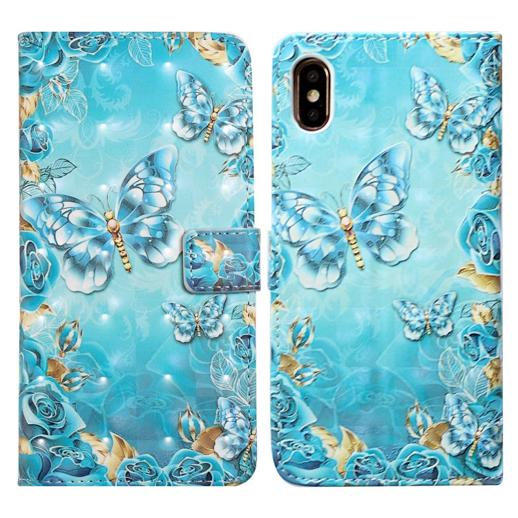 Oil Embossed 3D Drawing Leather Phone Case, For iPhone XR, For iPhone XS Max