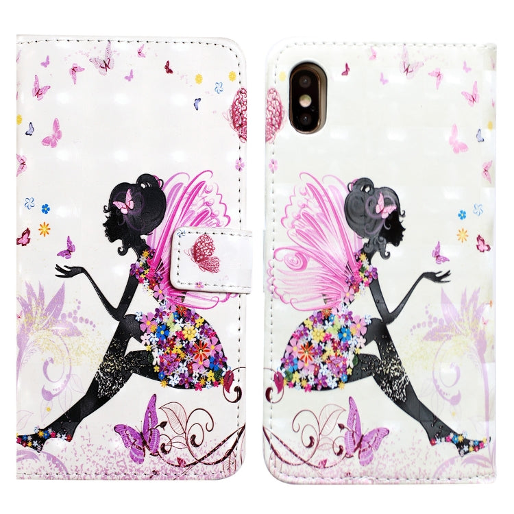 Oil Embossed 3D Drawing Leather Phone Case, For iPhone XR, For iPhone XS Max
