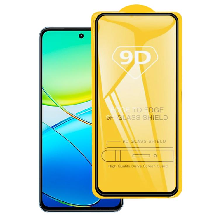 9D Full Glue Screen Tempered Glass Film, For vivo Y300i, For vivo Y39 5G, For vivo V50 Lite 5G, For vivo T4x, For vivo Y29s 5G, For vivo Y200 4G, For vivo X100s / Y300 Pro, For vivo Y100i / Y100t, For vivo iQOO Neo9 Pro, For vivo Y100 IDN, For vivo Y75...