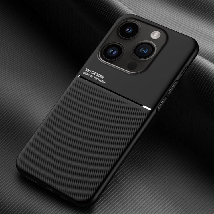 Classic Tilt Strip Grain Magnetic Shockproof PC + TPU Phone Case