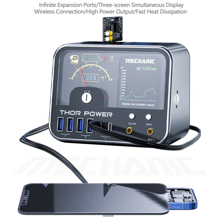 Mechanic Thor Power Intelligent DC Regulated Diagnostic Supply Power with Expansion Interface