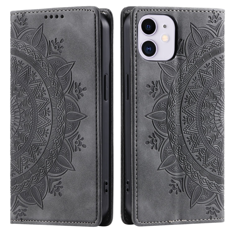 Totem Embossed Magnetic Leather Phone Case, Series 1