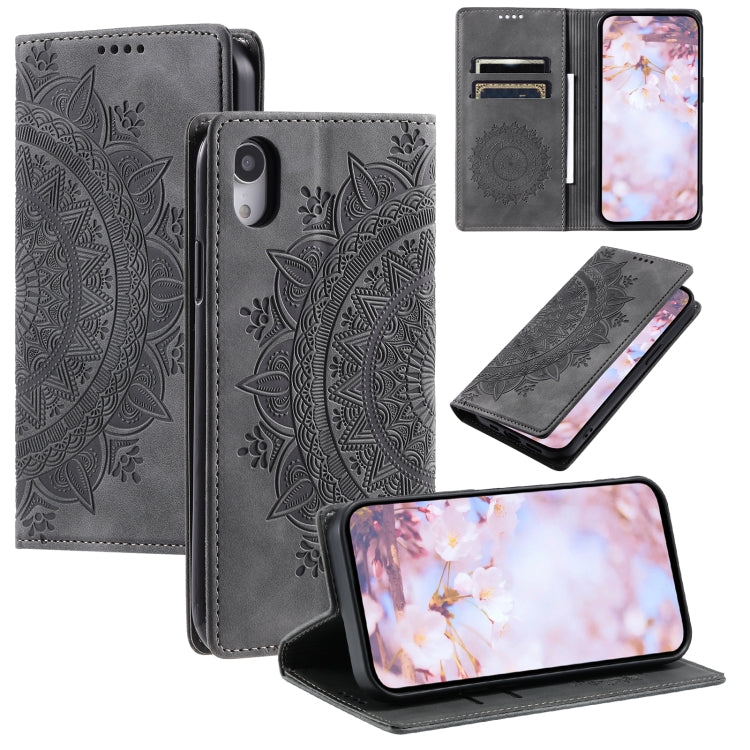 Totem Embossed Magnetic Leather Phone Case, Series 1