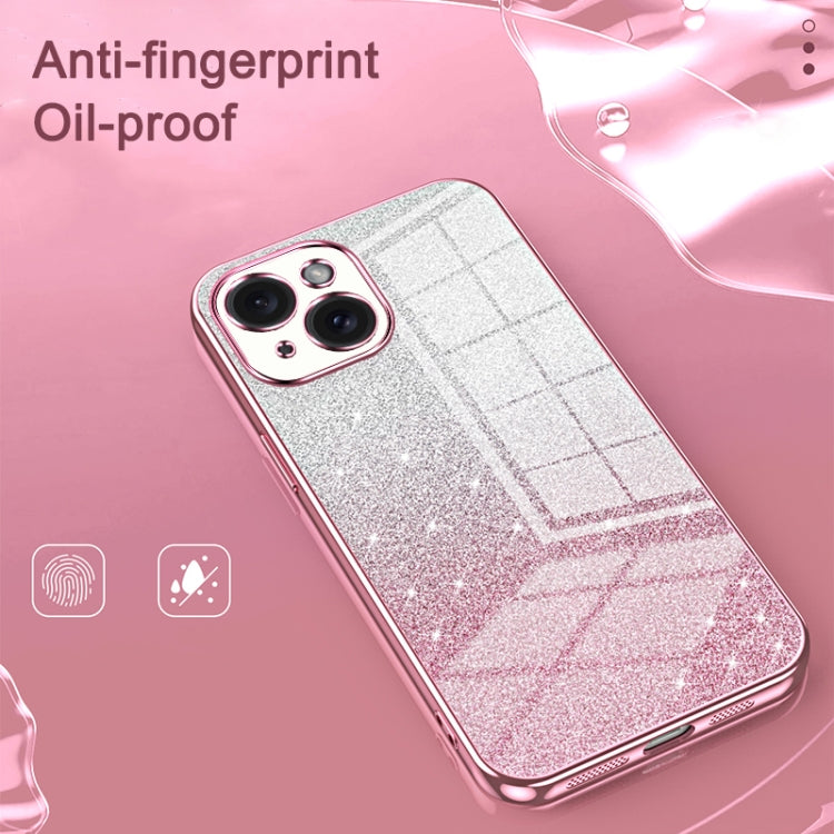 Gradient Glitter Powder Electroplated Phone Case, Series 1