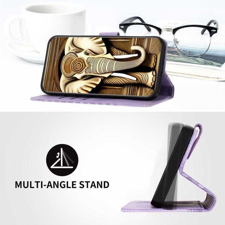 Elephant Head Embossed Phone Leather Case with Lanyard, For OPPO A94 4G/F19 Pro 4G/Reno5 F 4G, For OPPO A94 5G/F19 Pro/F19 Pro+ 5G/A94 4G, For OPPO A54 5G/A74 5G/A93 5G