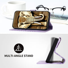 Elephant Head Embossed Phone Leather Case with Lanyard, For OPPO A94 4G/F19 Pro 4G/Reno5 F 4G, For OPPO A94 5G/F19 Pro/F19 Pro+ 5G/A94 4G, For OPPO A54 5G/A74 5G/A93 5G