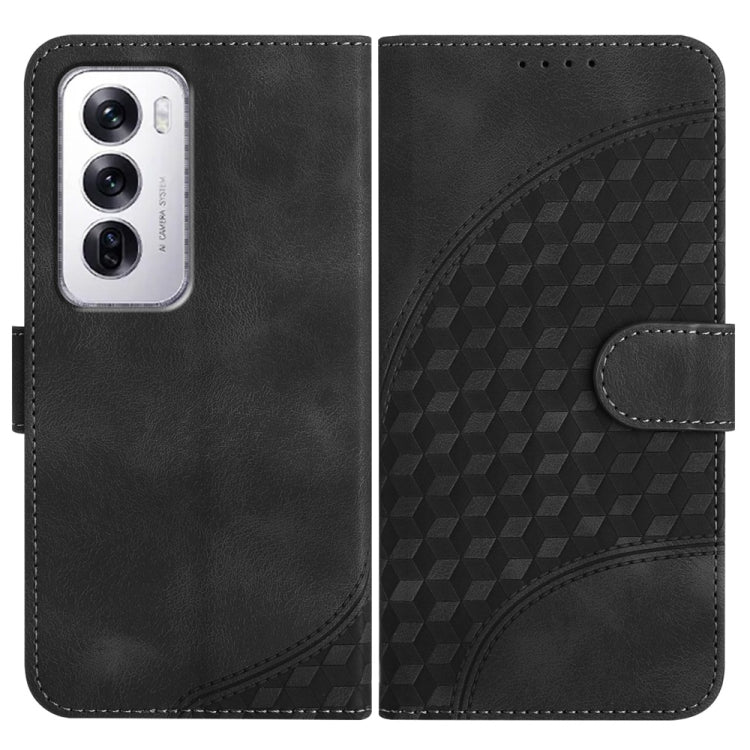 YX0060 Elephant Head Embossed Phone Leather Case with Lanyard, Series 1