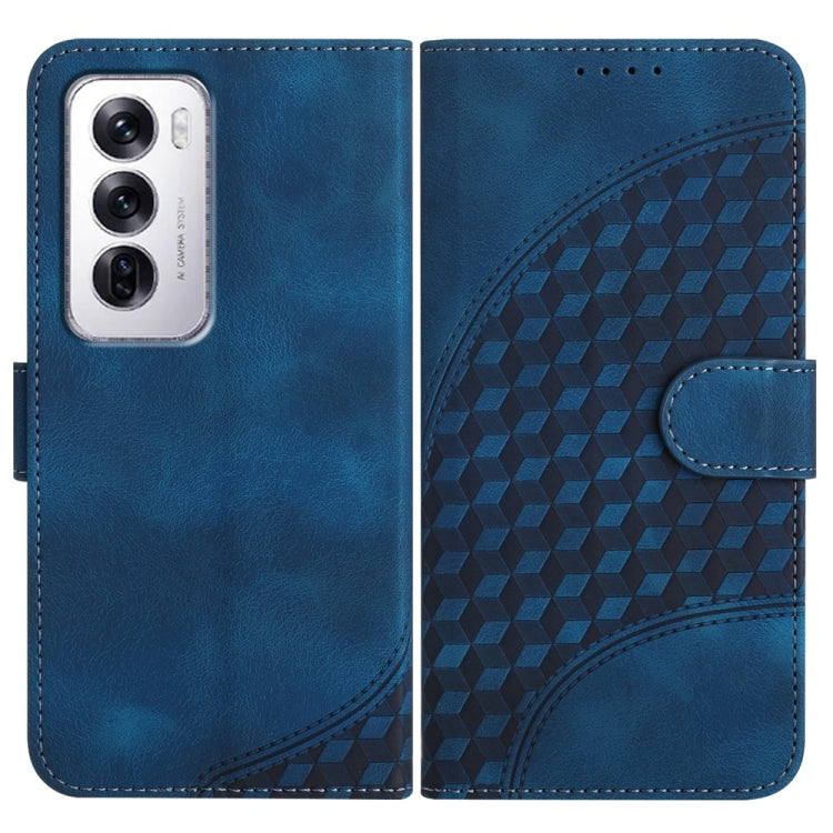 YX0060 Elephant Head Embossed Phone Leather Case with Lanyard, Series 1