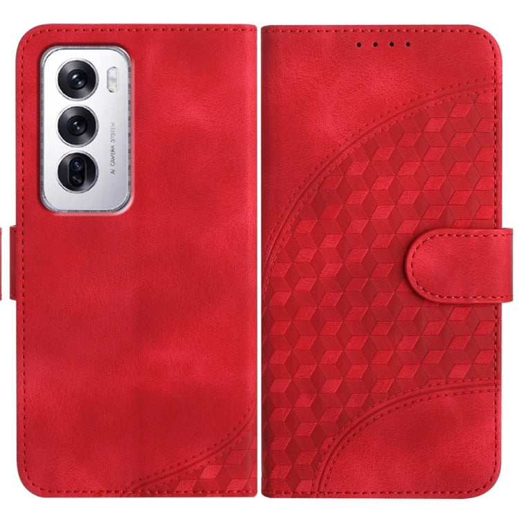 YX0060 Elephant Head Embossed Phone Leather Case with Lanyard, Series 1