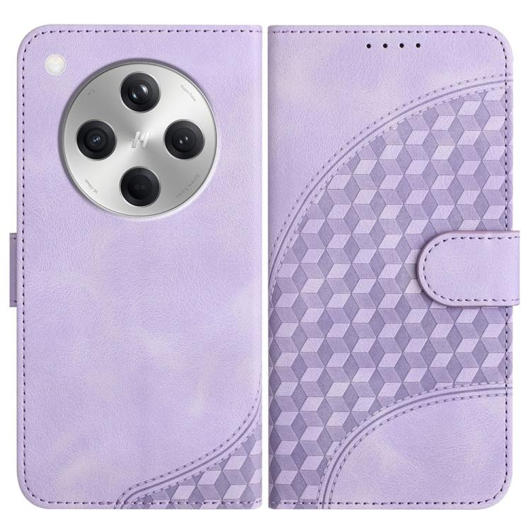 Elephant Head Embossed Phone Leather Case with Lanyard, For OPPO A5 Pro 5G, For OPPO Reno13 F 4G / 5G, For OPPO Find X8