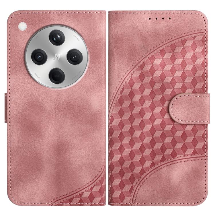 Elephant Head Embossed Phone Leather Case with Lanyard, For OPPO A5 Pro 5G, For OPPO Reno13 F 4G / 5G, For OPPO Find X8