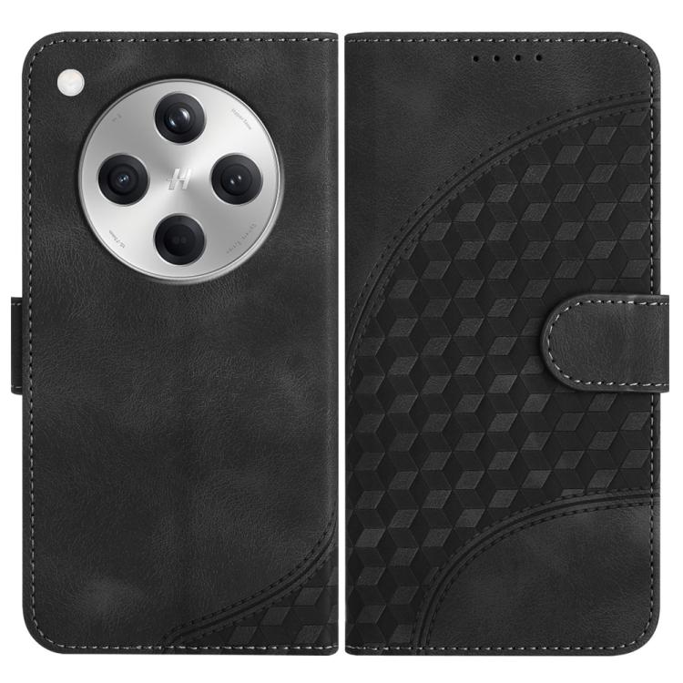 Elephant Head Embossed Phone Leather Case with Lanyard, For OPPO A5 Pro 5G, For OPPO Reno13 F 4G / 5G, For OPPO Find X8