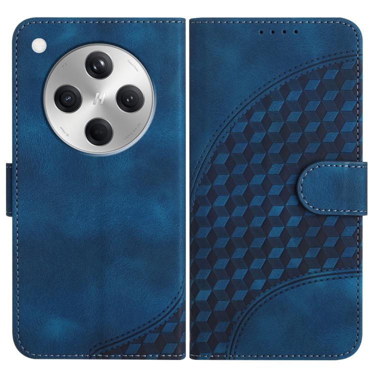 Elephant Head Embossed Phone Leather Case with Lanyard, For OPPO A5 Pro 5G, For OPPO Reno13 F 4G / 5G, For OPPO Find X8